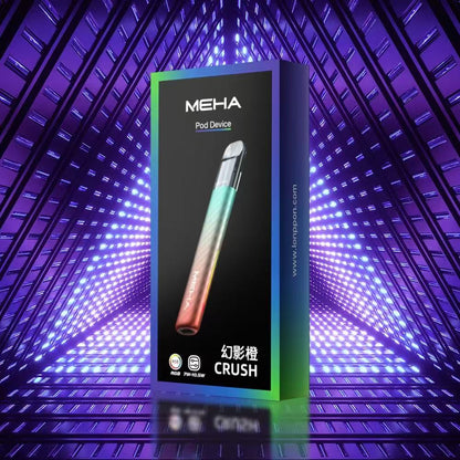 【MEHA Crush 魅嗨五代主機】三檔可調節功率煙桿/7色可選/兩側帶氛圍燈-台灣現貨