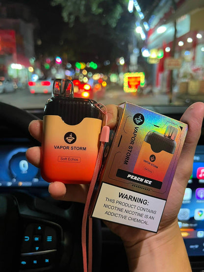 VAPOR STORM風暴拋棄式 一次性電子菸 可充電7500口抛棄式-VAKA糖果雲煙館