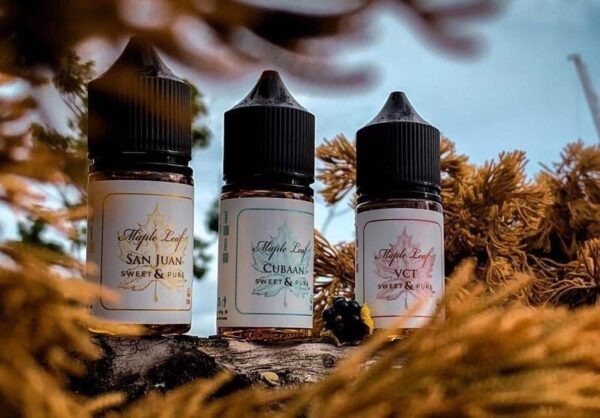 【加拿大楓葉煙油】30ML 加拿大原裝小煙油｜不涼系列煙油・經典煙草果汁系列-VAKA糖果雲煙館