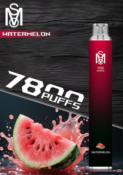 MSO爅嘶一次性電子煙 新款大容量7800 Puffs 拋棄式電子煙 香度提高30%-VAKA糖果雲煙館